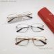 Replica Cartier Santos de Eyeglasses ct0347o Silver frame Rectangular lenses (5)_th.jpg